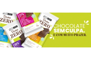 Chocolate sem culpa. E com muito prazer. 