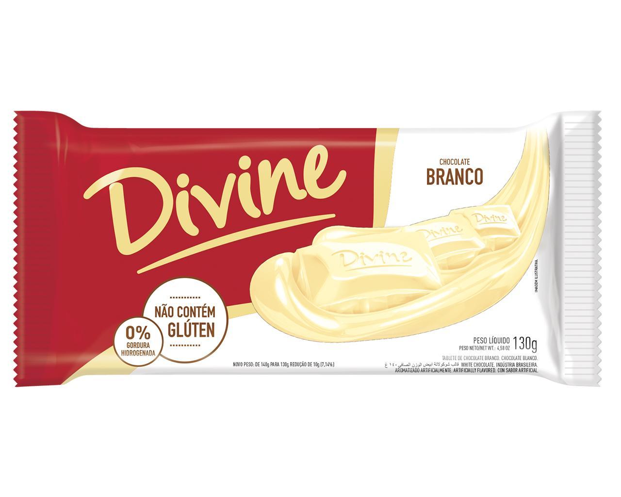 BARRA CHOC BRANCO 130g