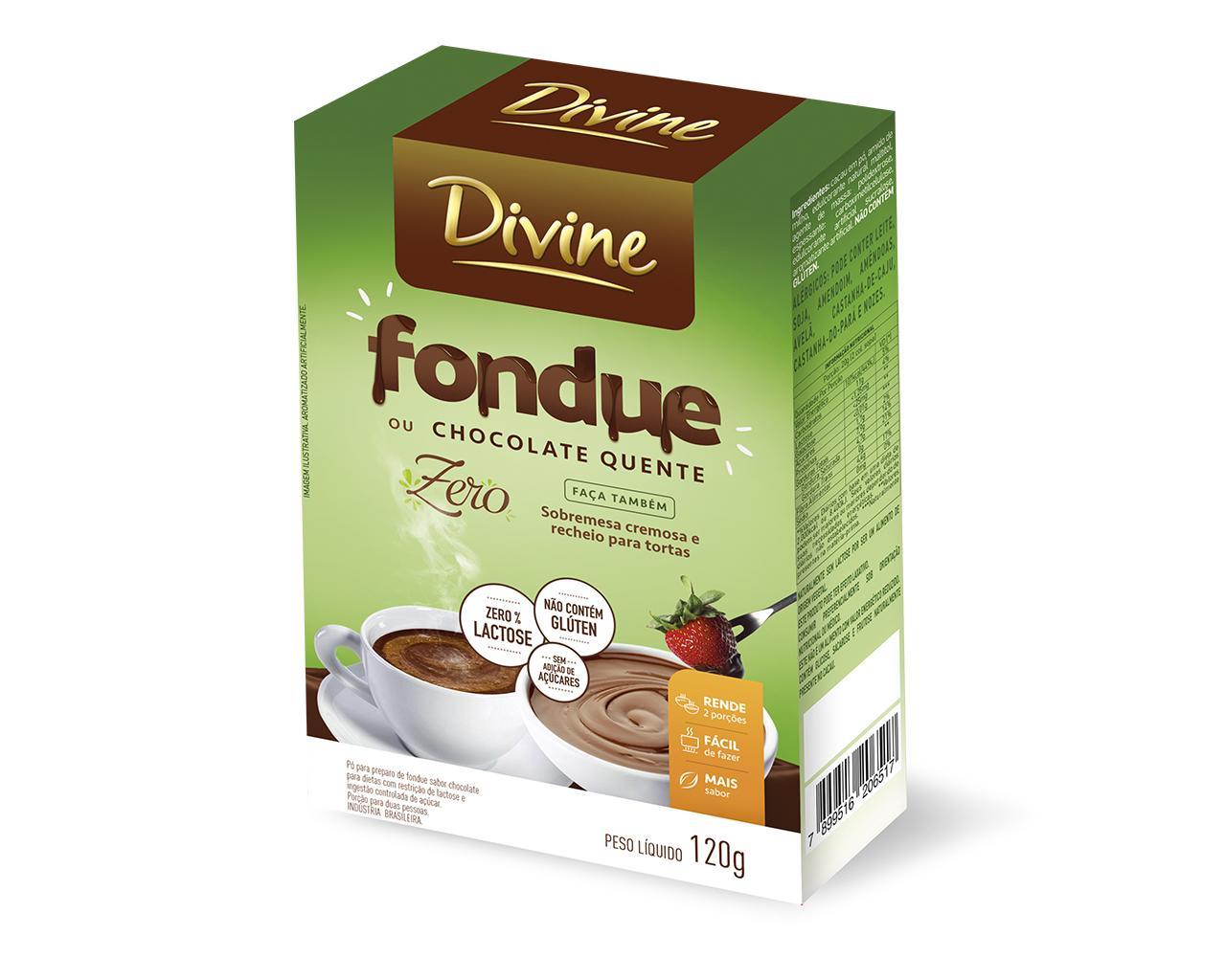 CARTUCHO PÓ ZERO PARA PREPARO DE FONDUE 120g