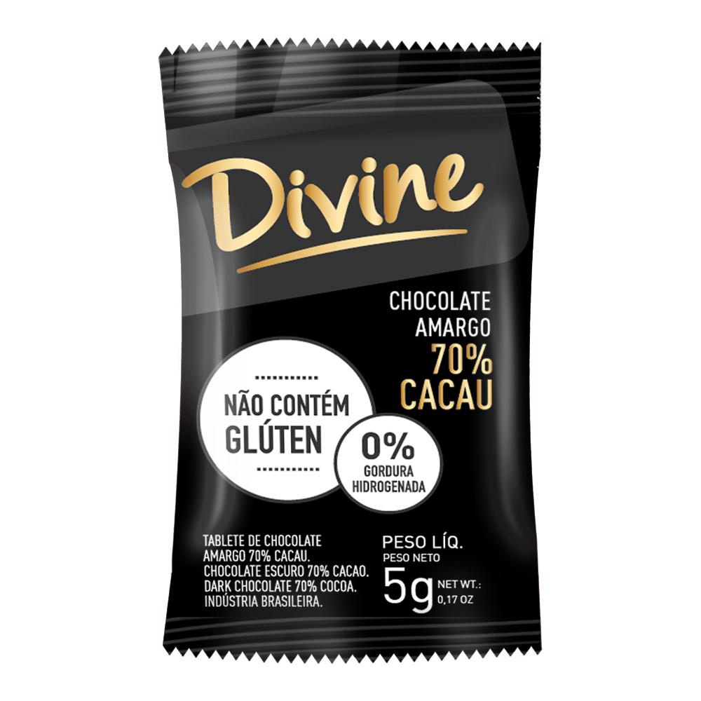 Chocolate Amargo 70% Cacau 5g