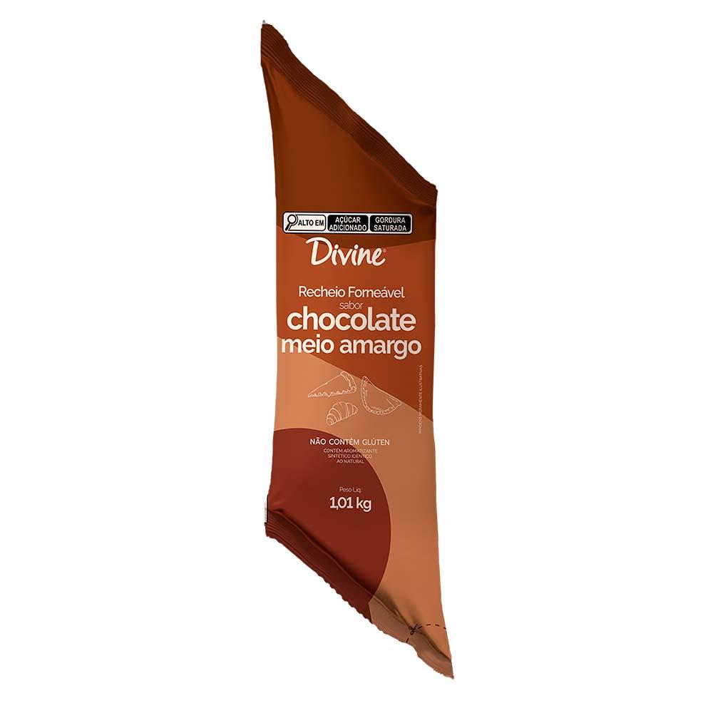 BISNAGA DE RECHEIO FORNEÁVEL SABOR CHOCOLATE MEIO AMARGO 1,01Kg
