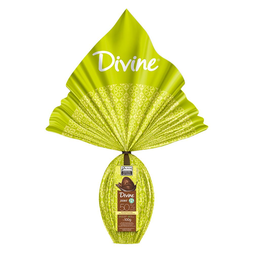 OVO CHOC ZERO MEIO AMARGO 50% CACAU 100g