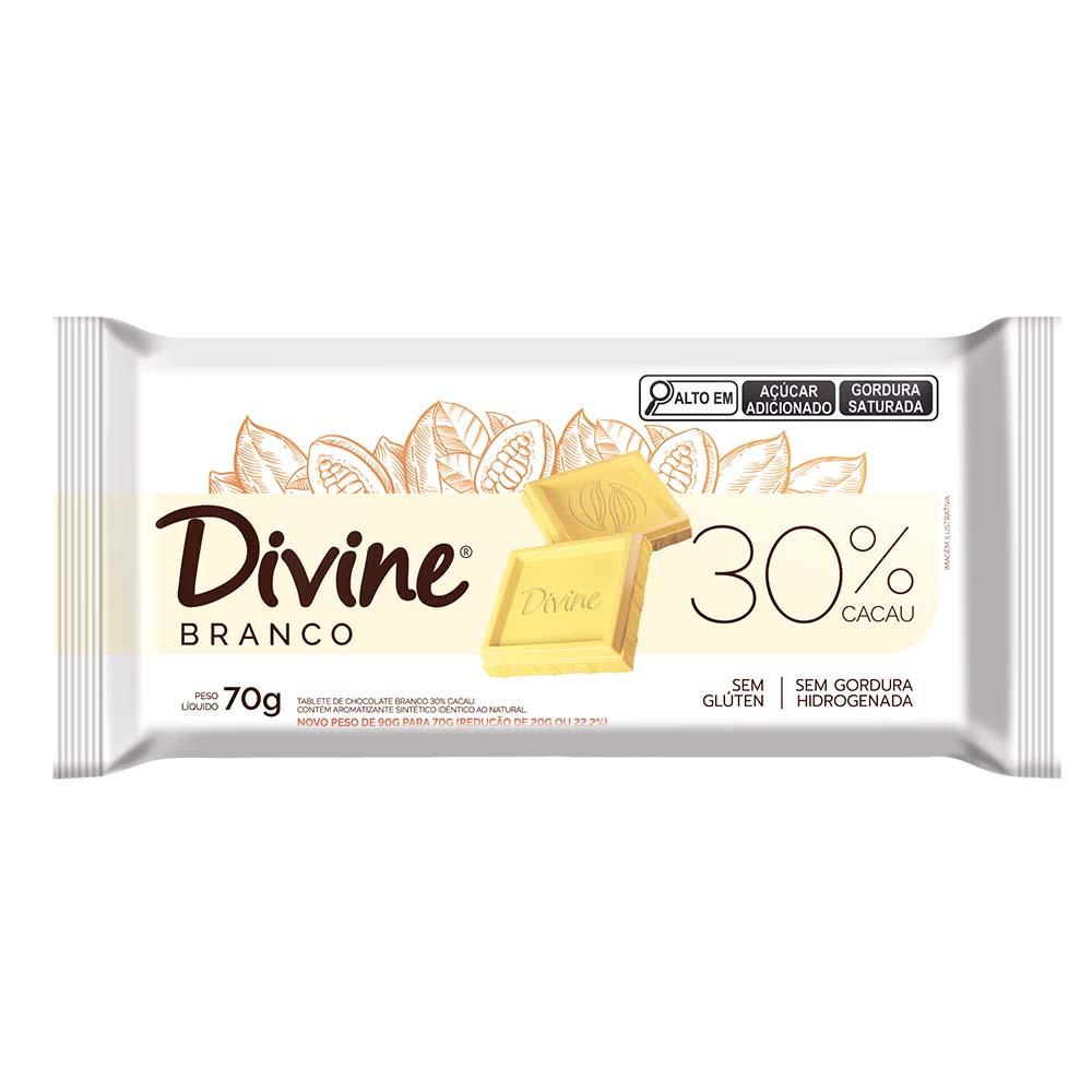 BARRA CHOC BRANCO 70G