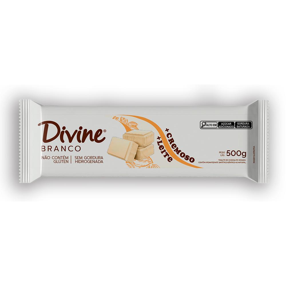 BARRA EMBALADA CHOC BRANCO MAIS CREMOSO 500G