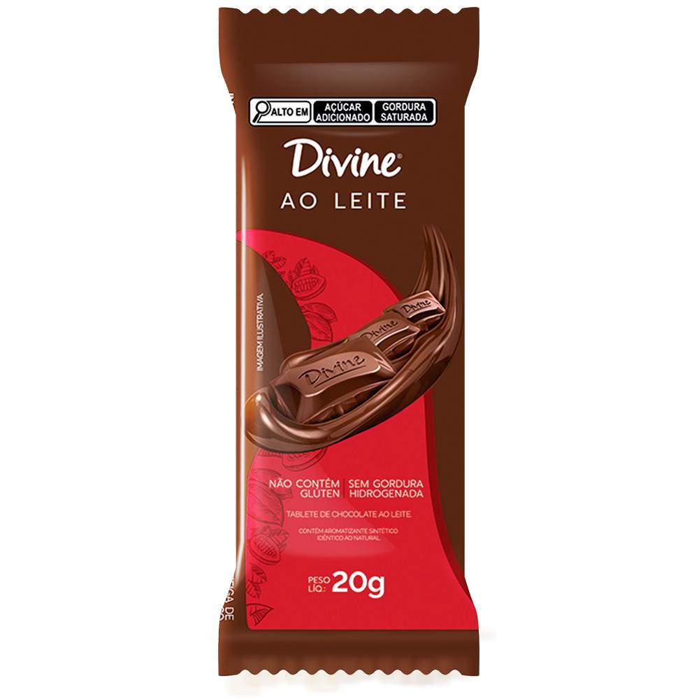 BARRINHA CHOC AO LEITE MAIS CREMOSO 20G