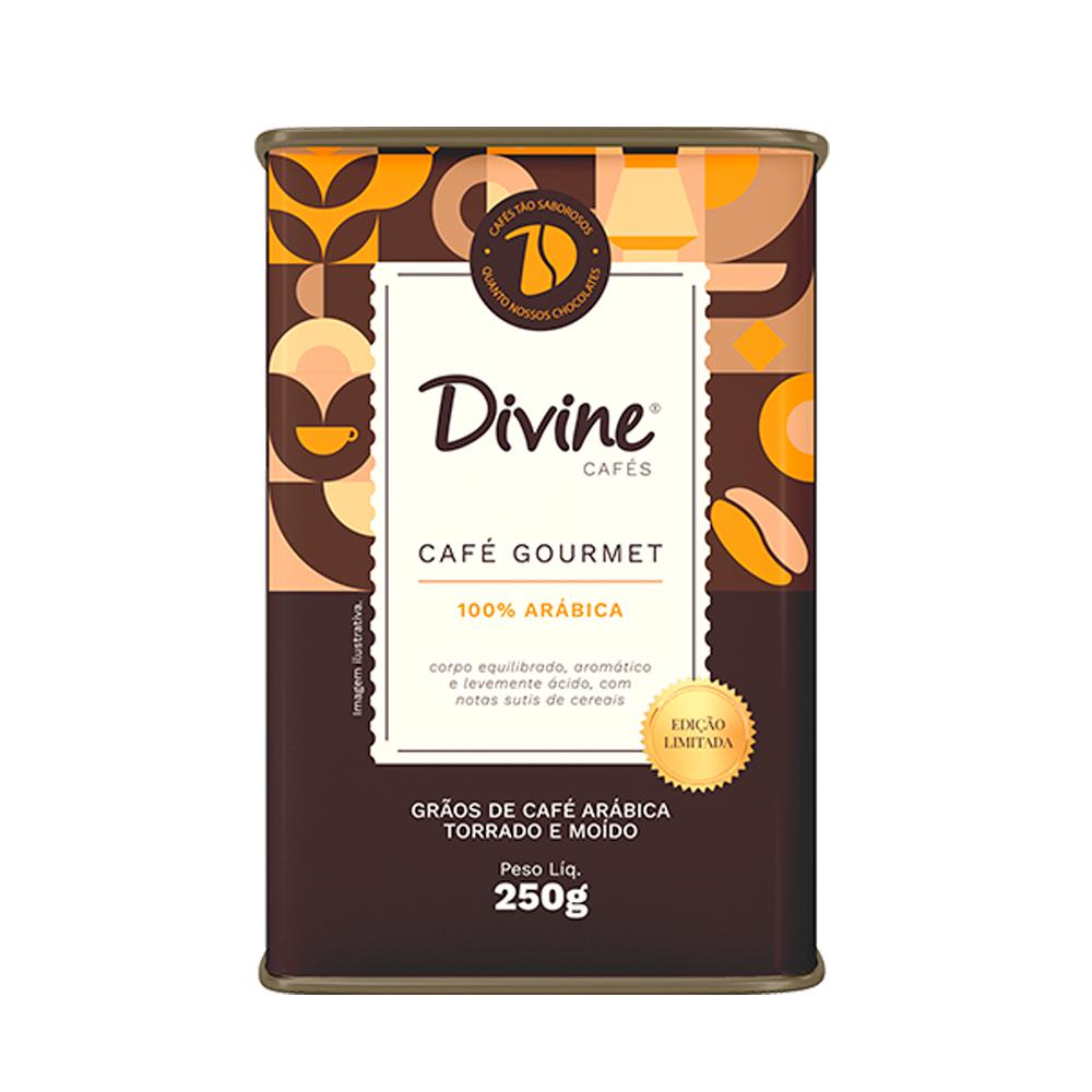LATA DE CAFÉ GOURMET TORRADO E MOÍDO 250G