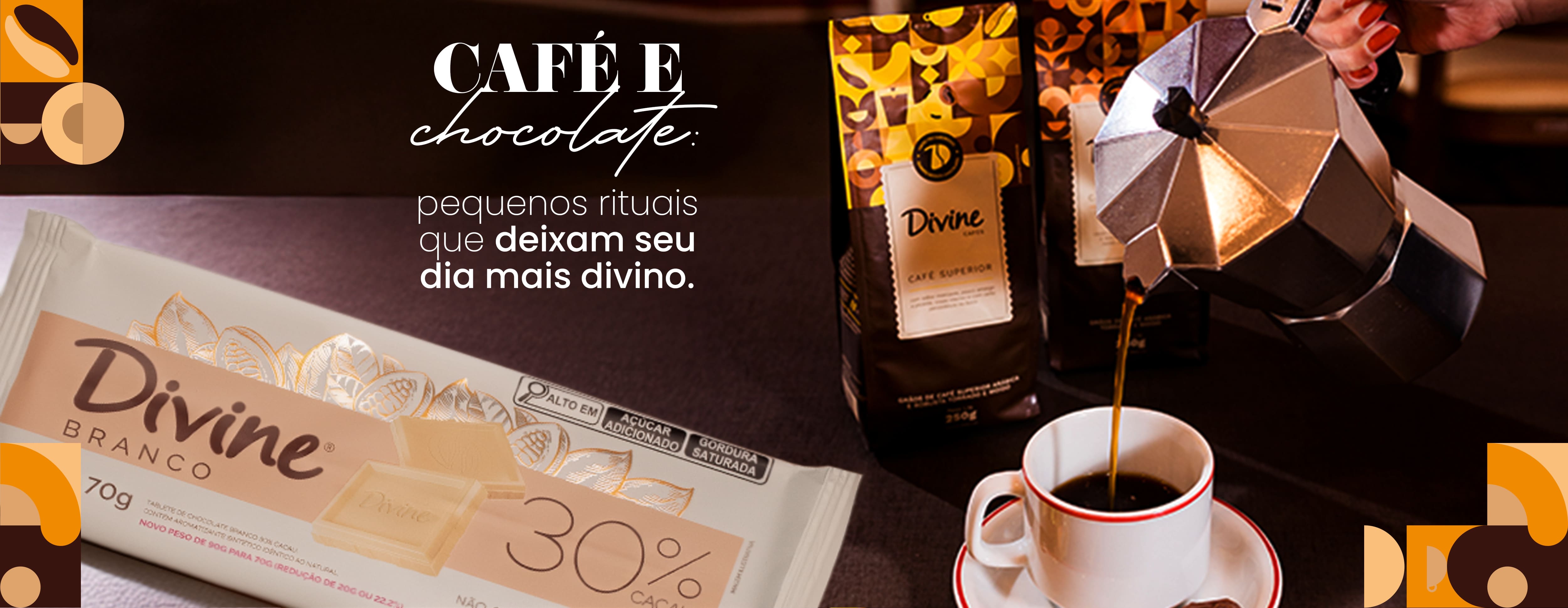 Café e chocolate: pequenos rituais que deixam seu dia mais divino