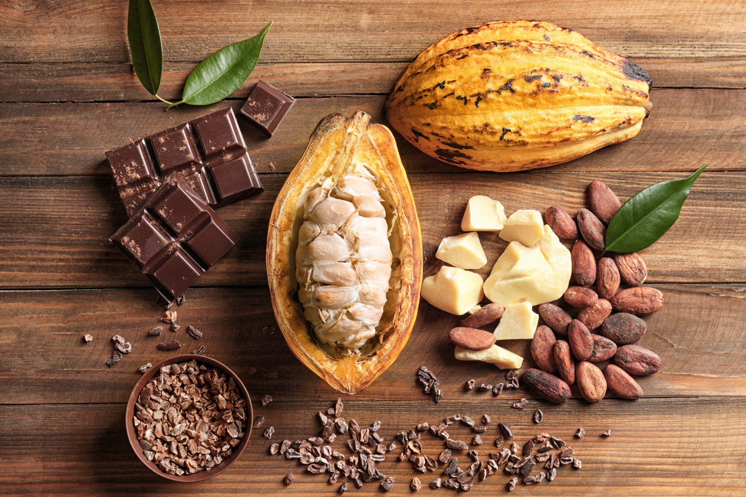 Chocolate tem gosto de cacau?
